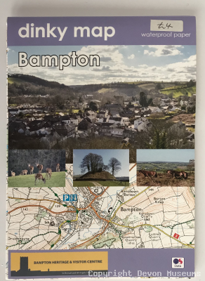 Dinky map of Bampton, Devon product photo